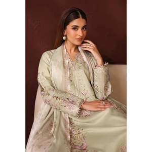Ensemble de costume en tissu Dobby brodé pour femmes UF-4482 - Product Image 3
