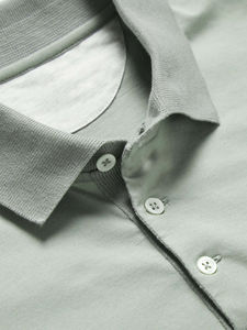 Tendencia Impresión personalizada Logotipo transpirable Hombres Camisetas de polo de trabajo de gama alta Poliéster Algodón Spandex Camisas de golf Polos - Product Image 5