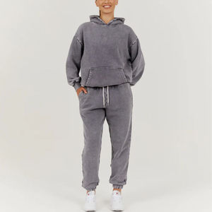 MOVATEXTILE Chándal de Gran Tamaño Lavado con Ácido, Venta Al por Mayor, Alta Calidad, Logotipo Personalizado, Precio Al por Mayor, Novedad - Product Image 6