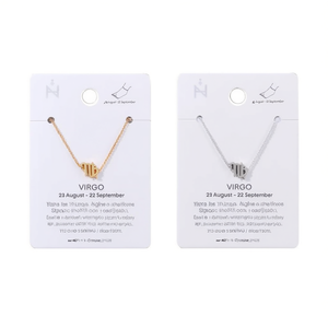 Tobillera con Constelación de Virgo, Chapada en Oro, Acero Inoxidable, Joyería de Moda Unisex, Regalo Moderno - Product Image 1