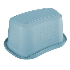 Cesto per biancheria rotondo 57,5 x 38 x 26,5, blu nordico - Product Image 2