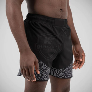 Shorts MMA pour hommes, dernière conception, logo personnalisé, vente en gros, shorts MMA légers pour hommes - Product Image 3