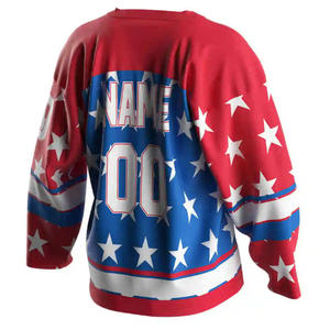Maillots de hockey sur glace à sublimation complète Fabricant américain de vêtements de l'équipe personnalisés pour les clubs et les collèges - Product Image 2