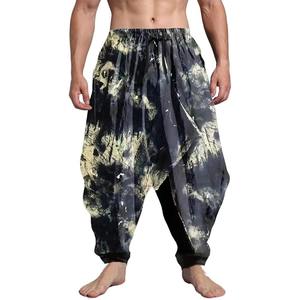 Pantalons pour hommes Pantalons en coton pour hommes Pantalons décontractés à taille élastique Pantalons de survêtement d'hiver à motif droit fabriqués par Dress Sports - Product Image 2