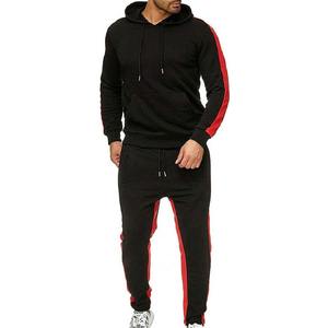 Sweats à capuche zippés avec pantalon Jogging Suit Survêtements personnalisés pour hommes Survêtement confortable pour hommes avec prix d'usine Survêtement - Product Image 1