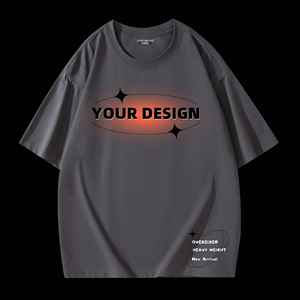 T-shirts en coton de qualité supérieure pour hommes et femmes Marque privée OEM Impression de logo personnalisé Vêtements d'été décontractés unis ou imprimés - Product Image 6