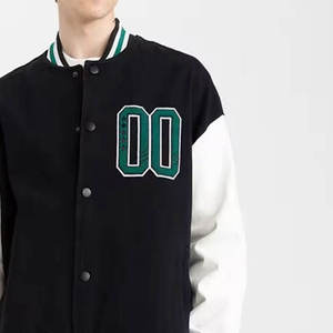 Latest Design Custom Made Men Lettermen <b>Canvas</b> <b>Jacket</b> with Patches Durable Material Custom Color & Logo Front Logo Position - Product Image 6