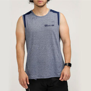 Ropa de entrenamiento Camiseta sin mangas para hombre Ropa activa Secado rápido Transpirable Camiseta sin mangas más vendida para hombres - Product Image 1