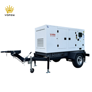 20kW Trailer loại máy phát điện điện im lặng di động máy phát điện diesel nước hệ thống làm mát 30Kw 40kw 50kw Máy phát điện di động thiết lập - Product Image 2