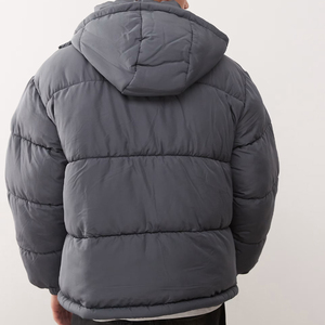 Chaqueta de Plumón Impermeable para Mujer con Logotipo Personalizado al por Mayor, Chaqueta de Invierno Informal de Fábrica, Chaqueta Unisex Extra Grande OEM - Product Image 6