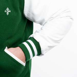 Nueva chaqueta de invierno con logotipo personalizado 100% poliéster transpirable cuello acanalado chaqueta universitaria nuevo más vendido por ATLANTIC - Product Image 5