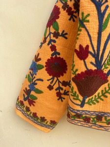 Nueva llegada Chaqueta corta única Suzani chaqueta bordada a mano mujeres algodón Crewel Festival especial - Product Image 6