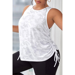 Camiseta sin mangas de algodón para mujer, camiseta informal de verano, camiseta suave transpirable, básica para todos los días - Product Image 1