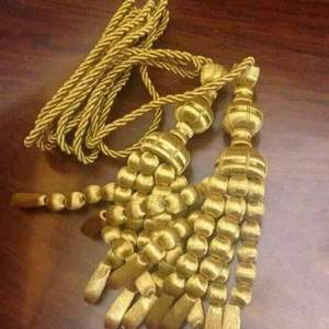 พู่ทำจากลวดทองแท่งพู่ถักเปีย - Product Image 6