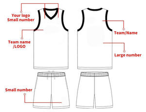 Camiseta de Baloncesto Personalizada, 100% Poliéster, Equipo de EE. UU., Cosida/Termosellada, Tallas Grandes 3XL 4XL 5XL, Ropa Deportiva - Product Image 6