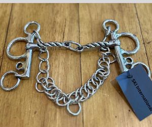 Alta calidad de acero inoxidable Pelham Bit Cork Twist Vástago corto Western Racing Horse Products Factory Wholesale - Product Image 5