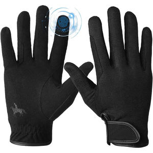 Nouveaux gants d'équitation en plein air Gants équestres portables et antidérapants pour les doigts complets Gants de course de polo - Product Image 4