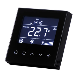 Termostato Bacnet T3035, ventilador de 3 velocidades, válvula de encendido/apagado, 220V AC, bobina de ventilador de cocina de baño táctil Flexible para hoteles, almacén, Parque - Product Image 1