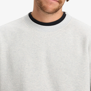 Pull d'hiver en coton à logo personnalisé pour hommes Taille personnalisée Pull à col rond pour hommes - Product Image 5