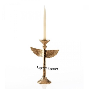 Artisanat Fantaisie Écologique Porte-bougie en métal Plaqué or Décoration de Noël Décoration de table Porte-bougie - Product Image 4