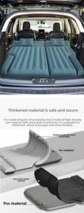 Matelas de <span class=keywords><strong>voiture</strong></span> pliable pour l'extérieur et la cuisine, pour SUV - Lit de voyage <span class=keywords><strong>gonflable</strong></span> floqué en PVC, taille double, <span class=keywords><strong>coussin</strong></span> de couchage pour <span class=keywords><strong>voiture</strong></span> - Product Image 5