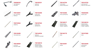 Pièce de machine à balles de haute qualité 1712868 Accessoires de nouage Disque de corde Clip AGCO MF2270 Pièces de machines agricoles 1 an - Product Image 6