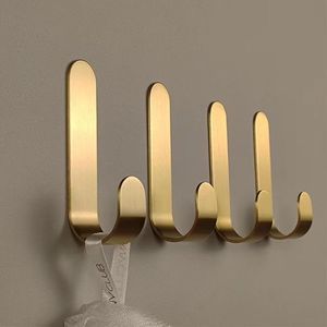 Minimalist wooden metal wall hook hanger modern coat peg <b>rack</b> stylish clothes knob mounted wall organizer entryway coat stand - Product Image 3