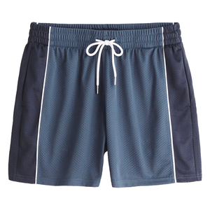 Short de basket-ball personnalisé design uni double épaisseur concepteur d'entraînement piste été hommes maille confort ceinture élastique shorts - Product Image 1