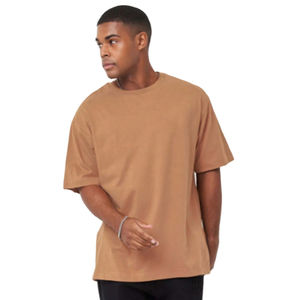 T-shirt surdimensionné Boxy Fit 100% coton Streetwear à épaules tombantes pour hommes, logo personnalisé, boîte de culture simple de qualité de luxe - Product Image 3