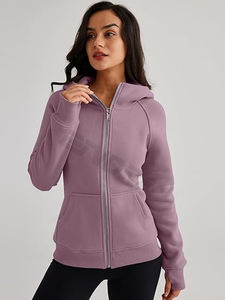 Sudadera con capucha y cremallera completa de alta calidad, precio razonable, sudadera con cremallera completa de EE. UU., Sudadera con capucha de algodón con cremallera facial completa y logotipo personalizado - Product Image 3