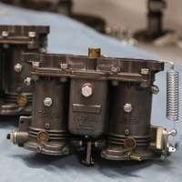Kit d'assemblage de moteur Porsches 356A correct en usine avec carburateurs, échappement et jeu de joints de style original pour une restauration complète
