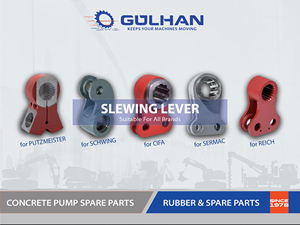 Levier d'orientation sans rainure POUR PUTZMEISTER DN:80 Numéro de pièce: 458733 PIÈCES DE RECHANGE DE POMPE À BÉTON - Product Image 6