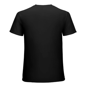 Nouveau T-Shirt Décontracté Homme Drôle Solide Motif Coton Blancs 100% Polyester 200 Grammes Jersey Tissu Noir Couleur - Product Image 2