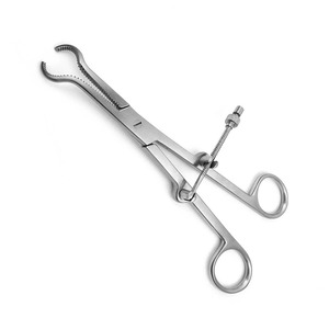 Hot bán 28cm Đức saenger nhau thai và Ovum <span class=keywords><strong>forceps</strong></span> thẳng cong Lap hộp doanh với Ratchet nhãn hiệu CE ISO được phê duyệt - Product Image 2