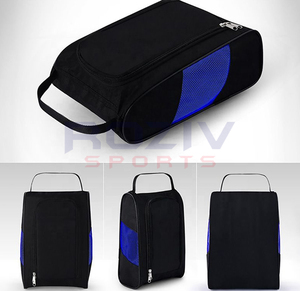 Sac à chaussures en polyester multi-usages de haute qualité, écologique, résistant à l'eau, avec logo personnalisé, fermeture éclair, protège les vêtements - Product Image 2