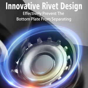 4-teiliges set schwarz pvc leichte möbel rollen doppelschaltung kugellager drehrad gewindestiel rollen mit bremse - Product Image 6