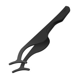 Outils de beauté noirs pince à cils en acier inoxydable et applicateurs pince à épiler faux cils pour utilisation d'extension de cils - Product Image 2