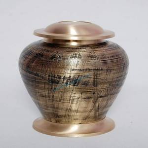 Ollas para cenizas humanas, ataúd funerario de mesa hecho a mano y ataúd, tendencia, forma redonda más vendida, urnas modernas recién llegadas India - Product Image 3