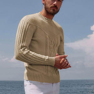 Nueva ropa de calle, suéteres de moda para hombres, los mejores suéteres de punto para caballeros, moda informal, suéteres transpirables de invierno 2024 - Product Image 2