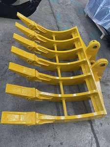 Râteau à racines pour excavatrice, marque AORIS, en acier Q345B haute résistance, certifié CE ISO, 5-8 dents, pour excavatrices de 1,7 à 3 tonnes - Product Image 4