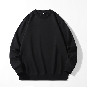 Sudadera personalizada de manga larga con cuello redondo para hombre, 390 Gsm, tejido de punto, estilo informal, sudadera con estampado de logotipo personalizado - Product Image 2