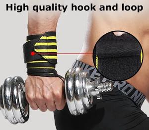 Bandes de poignet réglables pour la musculation et la musculation, antidérapantes, durables, soutien de compression du poignet, accessoires de gym, logo personnalisé - Product Image 5