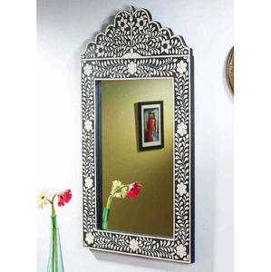 Espejo Redondo con Incrustaciones de Hueso Hecho a Mano, Ecológico, de Lujo, Estilo Art Deco Indio, Marco Decorativo para Cumpleaños - Product Image 6