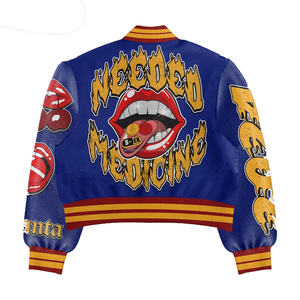 Veste universitaire à design personnalisé OEM meilleure vente dernière conception veste universitaire vêtements pour hommes veste universitaire à la mode pour hommes - Product Image 2