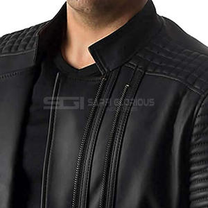 Vestes en cuir véritable Prix bas Cuir de haute qualité pour hommes Super vente Vestes en cuir élégantes pour hommes - Product Image 6