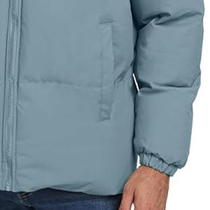 Veste d'hiver chaude grande taille, nouveau design, style tendance, veste matelassée personnalisée pour homme, veste à bulles - Product Image 3