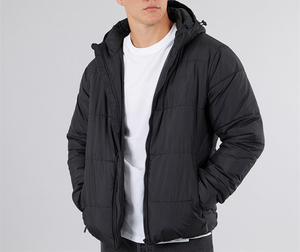 Hot Selling Modern Style Winter Thick Windproof Zipper Print <b>Soft</b> <b>Shell</b> Puffer <b>Jacket</b> Classic Luxury for <b>Men</b> - Product Image 5