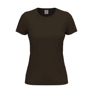 Maglietta girocollo a mezza manica da <span class=keywords><strong>donna</strong></span> giallo dorato semplice T-Shirt in tinta unita <span class=keywords><strong>senape</strong></span> da <span class=keywords><strong>donna</strong></span> - Product Image 3