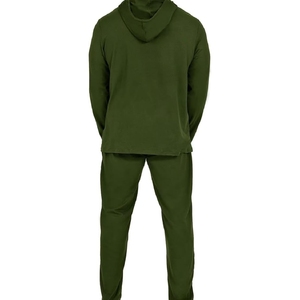 ชุดวอร์มผ้าคอตตอนคุณภาพพรีเมียมแบบแพทช์เวิร์คสำหรับผู้ชาย ผ้าคอตตอน 100% - Product Image 2