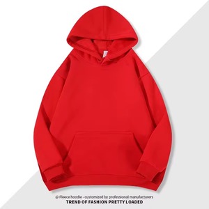 Sweats à capuche personnalisés acceptés OEM Sweats à capuche épais et épais avec logo Pulls à capuche surdimensionnés en polaire de velours super doux avec logo - Product Image 6